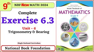 Class 9 Math Exercise 63 NBF Ex 63 Class 9 federal board FBISE Math National Book foundation [upl. by Suoicserp173]