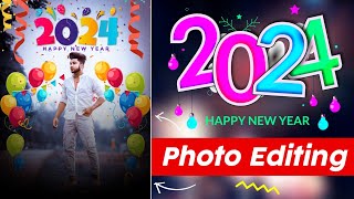 Happy New Year 2024 Photo Editing  Lightroom And PicsArt New Year 2024 Photo Editing [upl. by Billmyre]