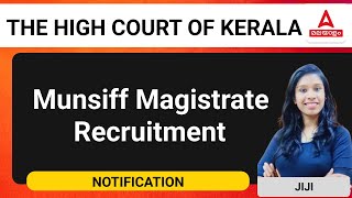 Kerala Munsiff Magistrate Exam 2023  Kerala High Court Recruitment 2023  Full Details [upl. by Waddington]