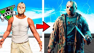 ME CONVIERTO en JASON en GTA 5 [upl. by Attenrad]