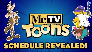 MeTV Toons Launch Schedule Revealed [upl. by Nodaj86]