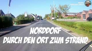 Mit dem Fahrrad durch Norddorf Amrum zum Strand [upl. by Jonina]