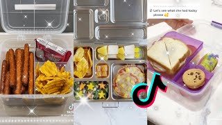 back to school lunch ideas tiktok compilation 🍊🍋 [upl. by Aihtebat]