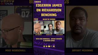 Edgerrin James on Anthony Richardson being BENCHED Vikings NFL AnthonyRichardson [upl. by Arobed]