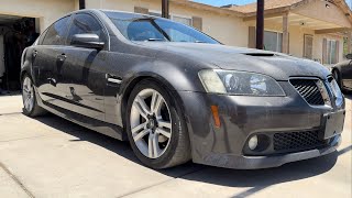 Pontiac G8 Receives MAJOR Upgrades Suspension Exhaust and Cosmetics [upl. by Hiram]