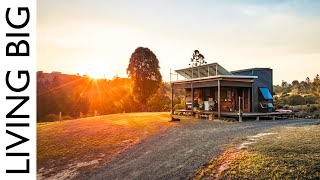 Adventurous Woman’s Remote OffGrid Tiny House In Australia [upl. by Goldenberg]