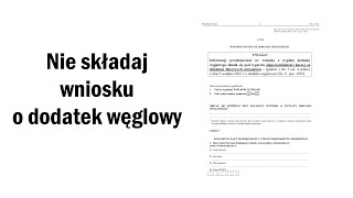 Od dziś można składać wnioski o dodatek węglowy [upl. by Aitnahs755]