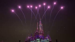 2019 Shanghai Disneyland  Ignite the Dreams Fireworks Show [upl. by Christi]