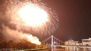 Hari Kemerdekaan Ke 65 Malaysia Independence Day Firework at Putrajaya Bunga Api Merdeka 2022 [upl. by Sigismond]