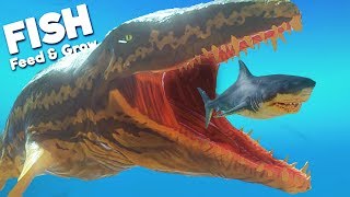 NEW PREHISTORIC PROGNATHODON BEAST  Feed and Grow Fish [upl. by Halueb]