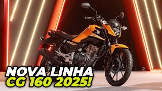 Nova Linha Honda CG 160 2025 [upl. by Downing321]