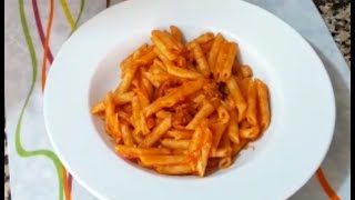 macarrones con tomate y chorizo QUÉ RICO [upl. by Kirimia]