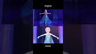 Let It Go Original vs Anime FASH Animation [upl. by Brianna610]