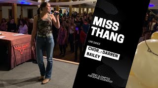 Miss Thang Démo amp Comptes Line Dance niv InterAv chor  Darren Bailey [upl. by Htiaf561]