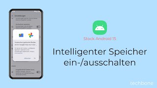 Intelligenter Speicher einschalten oder ausschalten Android 15 [upl. by Atniuq]