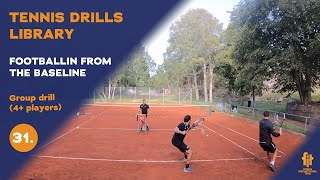 GROUP DRILLS  FOOTBALLIN FROM THE BASELINE [upl. by Atled550]