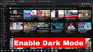 How To Enable Dark Mode On YouTube  YouTube Dark Theme PC amp Laptop [upl. by Elorac]