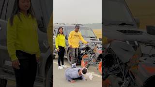 Bhikari Rider Ne dikha diya aukat 😲  KTM  Panna Rider  shorts ktm [upl. by Akinajnat]