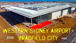 Western Sydney Airport and Bradfield City update Badgerys Creek Australia [upl. by Anitsuga]