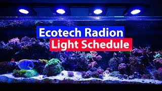 Ecotech Radion Lighting Schedule Settings and Profiles Download [upl. by Niles]