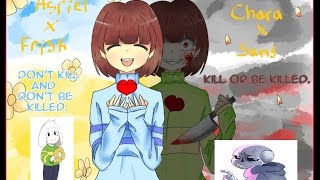 Chara x Sans Frisk x Asriel  Glad You Came Safe and Sound Requested By KittenLoves Meowy 3 [upl. by Trinity982]