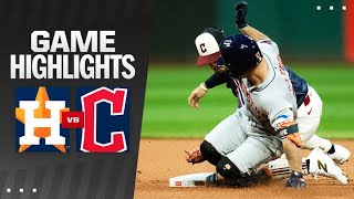 Astros vs Guardians Game Highlights 92724  MLB Highlights [upl. by Kinsley]