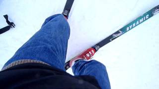 How to open ski bindings without using handspoles [upl. by Burner24]