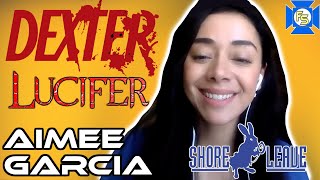 AIMEE GARCIA Talks Lucifer Dexter and MURDER – Interview [upl. by Aronel]