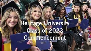 Heritage University Class of 2023 Commencement Music Video PROUD [upl. by Okubo27]