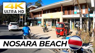 4K Tour NOSARA 🏄 Lets Check Out Playa Guiones  Shopping Area 2024 costarica travelvlog [upl. by Nnyluqcaj]