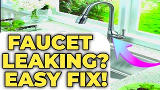 DIY HOW TO FIX THE KITCHEN SINK FAUCET TAP LEAKING FAUCET REPAIR myhomehacks [upl. by Elfrieda]