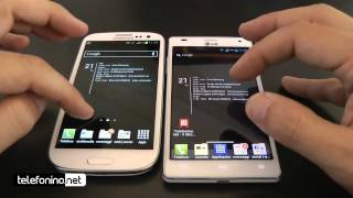 Samsung Galaxy S3 vs Lg Optimus 4x da Telefoninonet [upl. by Maltz]