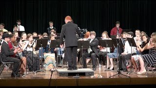 Stoughton High Concert Band 2014 James Bond Medley [upl. by Aynuat]