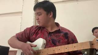 Adonia Christian  Sejauh Doa  SundayService guitarcover [upl. by Annabel]