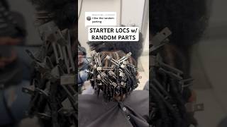 He asked for coils with random parting 🔥 how’d I do starterlocs [upl. by Viens857]