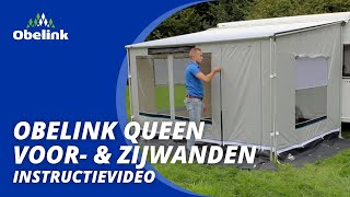 Obelink Queen Voor en Zijwanden Opzetten Thule Omnistor 1200 [upl. by Ybab]