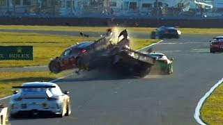 Daytona 24 Hours Crash Compilation [upl. by Aifoz984]