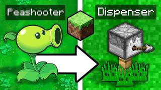 I Turned Plants Vs Zombies into Minecraft [upl. by Tica448]