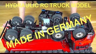 RC TRUCK ACTION REVIEW  MAN TGS 8x8 DUMP TRUCK  ScaleART [upl. by Ansev]