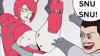 The ultimate robot waifu gives you DEATH BY SNU SNU  comic dub [upl. by Nicole]