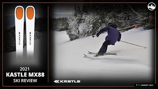 2021 Kastle MX88 Ski Review with SkiEssentialscom [upl. by Illyes508]