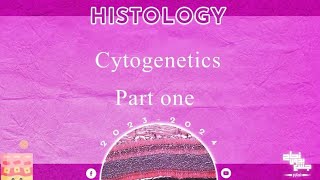 L1  Normal chromosomal structure and karyotyping  Genetics Histology [upl. by Christalle]