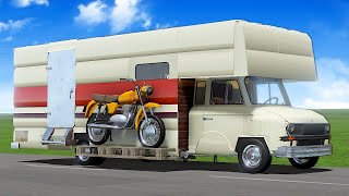 I Built a MOTORCYCLE CARRIER for my RV The Long Drive [upl. by Bolger600]