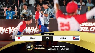 Highlights  Game 50 JPN v CUB  WBSC Baseball5 World Cup 2024  Gold Medal Game [upl. by Siroval]