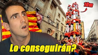 CASTELLERS en BARCELONA  La Tradición Catalana que Debes Conocer [upl. by Drofxer]