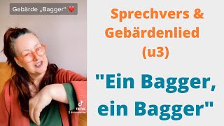 quotEIN BAGGERquot Lied  Sprechvers für u3 [upl. by Fugazy786]