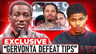 Terence Crawford TEACHES Shakur Stevenson can KNOCKOUT Gervonta Davis [upl. by Akirehc]