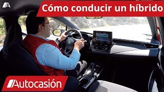 Cómo conducir mejor un coche híbrido  Vídeo práctico  consejos [upl. by Notsgnal]