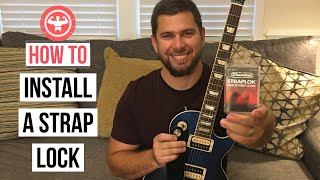 Secure Your Guitar Strap  Install a Dunlop Straplok® Strap Retainer System howto diy 🎸 [upl. by Oirotciv909]