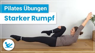 Pilates Übungen  10 Minuten für eine starke Rumpfmuskulatur und Körpermitte [upl. by Ornie637]